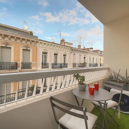 Apartamento Frgk Victoria 4 1br Terrace, Ac & Ultra-fast Wi-fi Cannes